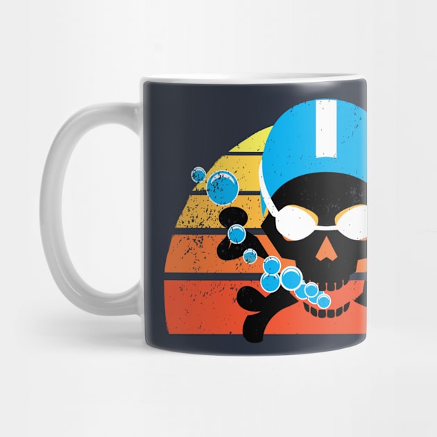 Retro Swim Skull 2 by atomguy